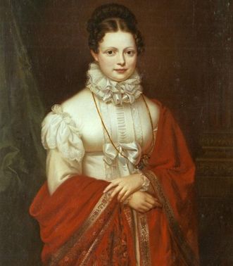 Königin Katharina von Württemberg - Gemälde um 1816 von Stirnbrand