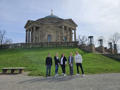 Grabkapelle auf dem Württemberg, Pressetermin