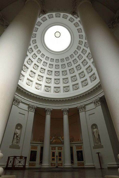 the Sepulchral Chapel on Württemberg Hill, a view of the dome
