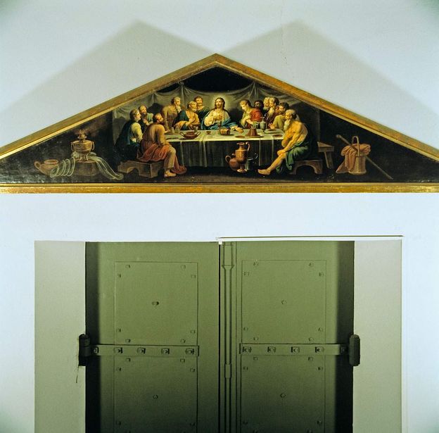 Grabkapelle auf dem Württemberg, Gemälde über der Tür
